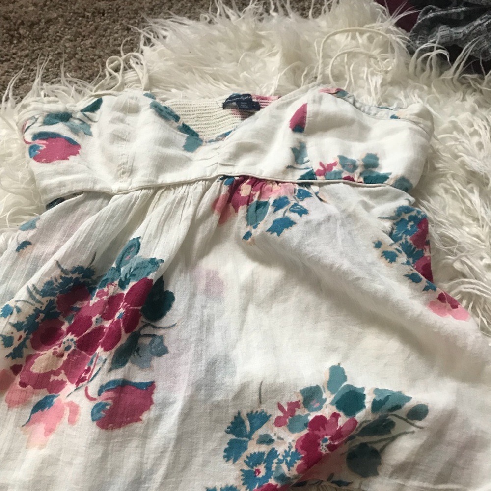 American Eagle Floral Tank Top